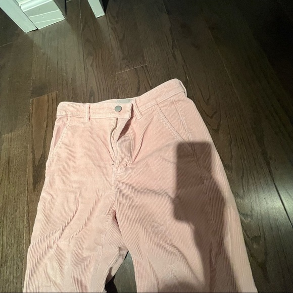 Everlane pink straight leg crop corduroys size 4 - Picture 5 of 6